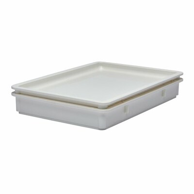 CM DB18263P148 DOUGH BOX 18X26X3 POLYPROP WHITE   6EA/CS